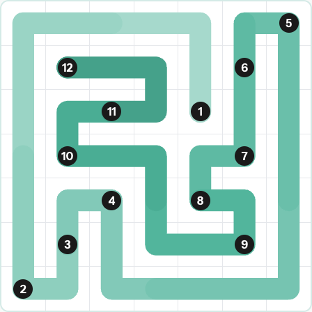 LinkedIn Zip Today - puzzle #292