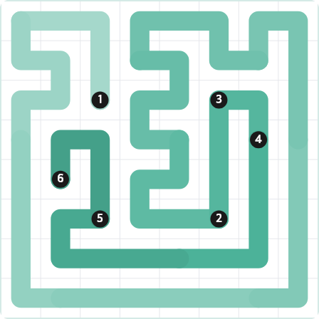 LinkedIn Zip Today - puzzle #352