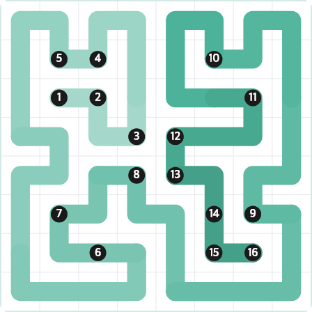 LinkedIn Zip Today - puzzle #475