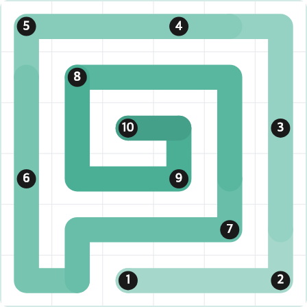 LinkedIn Zip Today - puzzle #478